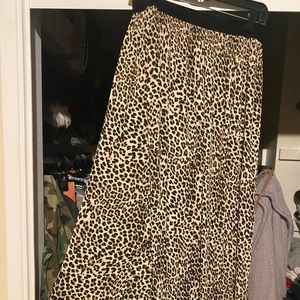 Zara leopard pants